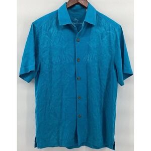 Tommy Bahama Hawaiian Shirt 100% Silk Men's S